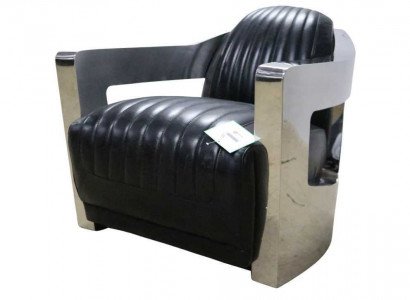 Ledersessel Sessel Aviator Clubsessel Art Deco Cocktailsessel Fernsehsessel neu